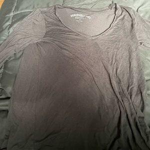 plain black long sleeve